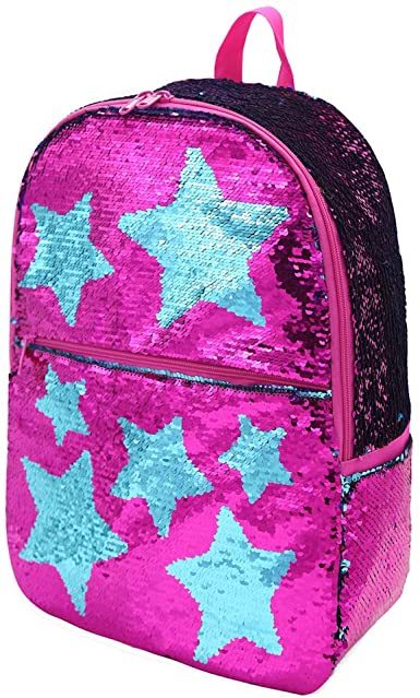 sequin school bag