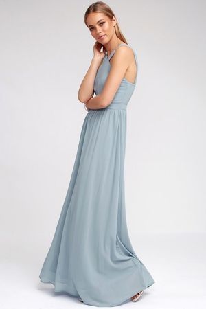 air of romance peach maxi dress