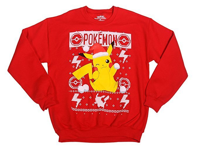 pikachu christmas sweater