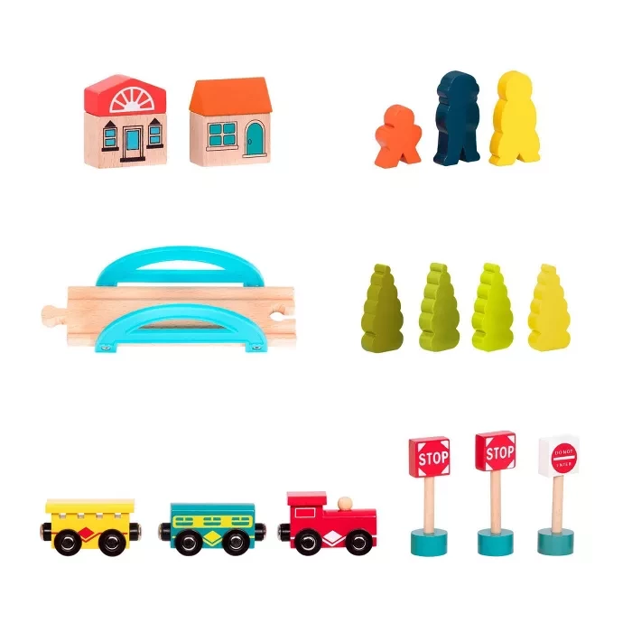 b toys train set