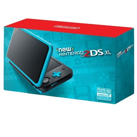 New Nintendo 2ds Xl Black And Turquoise Giftibly